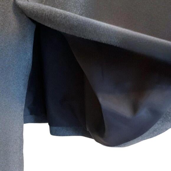 Worthington Gray Cape Peacoat Layered Size XS Jacket Double Breat Buttons - Picture 10 of 15